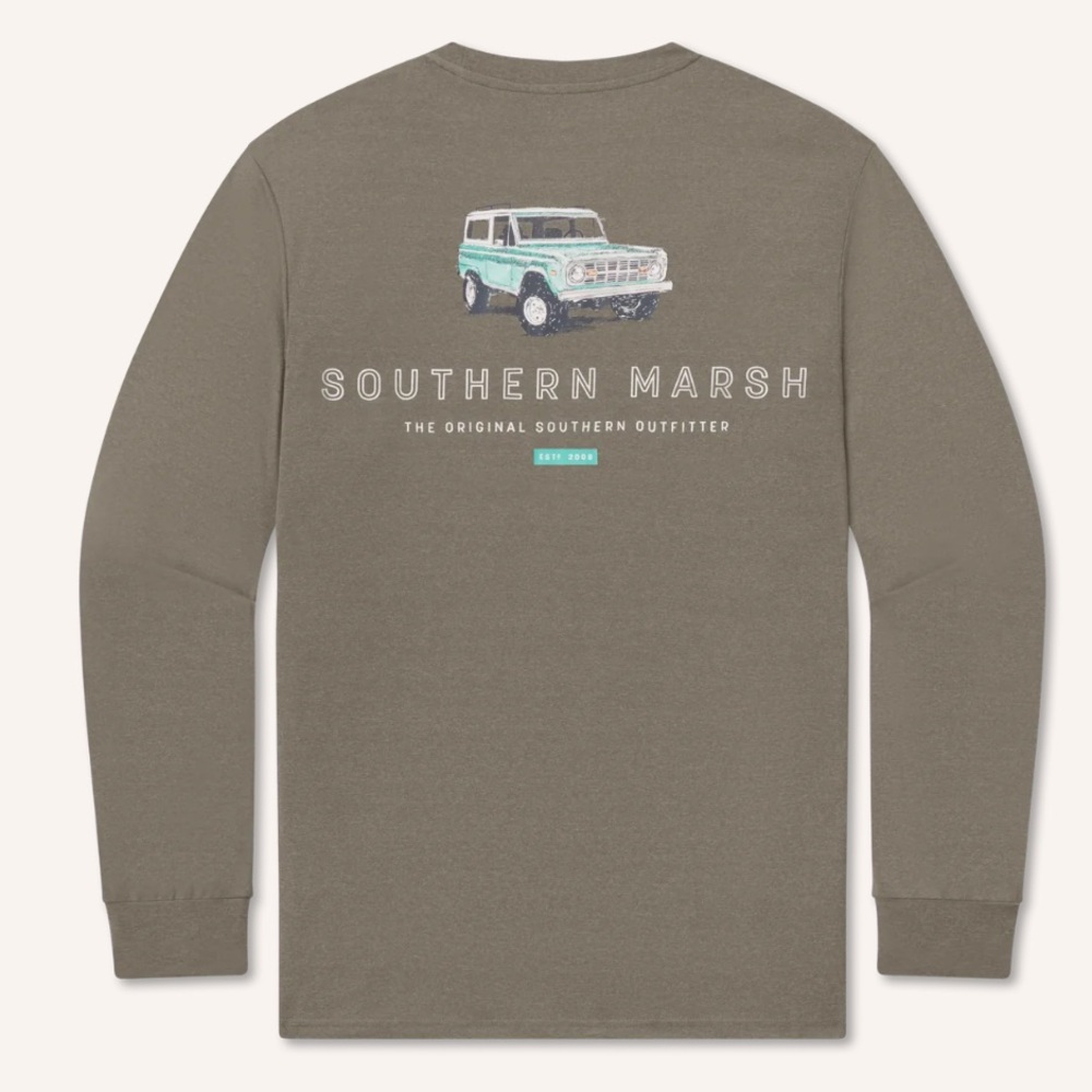 Southern Marsh Youth FieldTec™ Featherlight Tee - Offroad Rodeo - Long Sleeve
